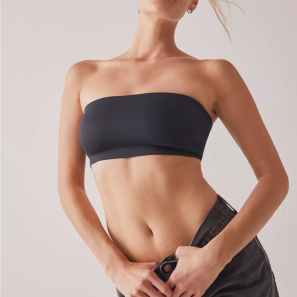 Free People black Nina Neo bandeau bra